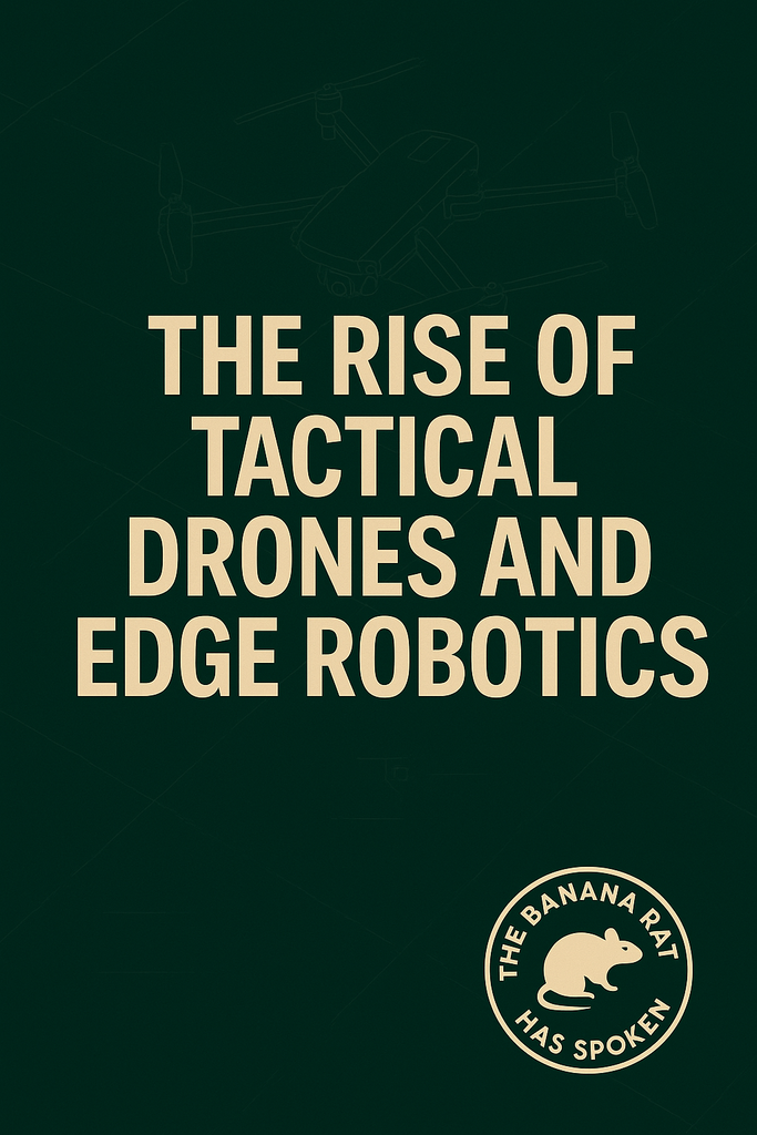 The Rise of Tactical Drones and Edge Robotics