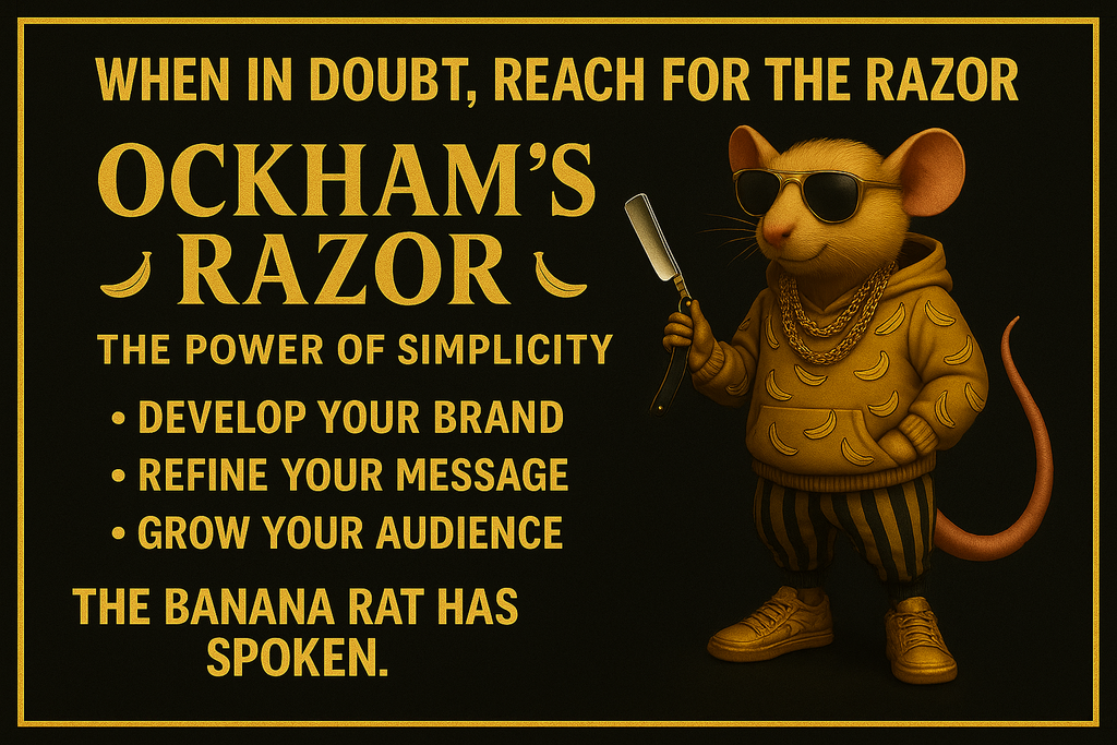 When in doubt, reach for the razor!