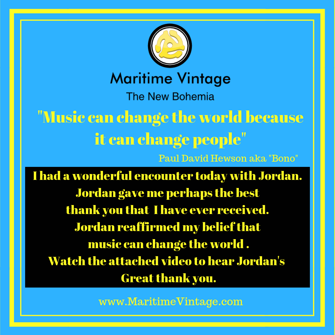 Today I'm Gonna Try and Change The World - A Maritime Moment