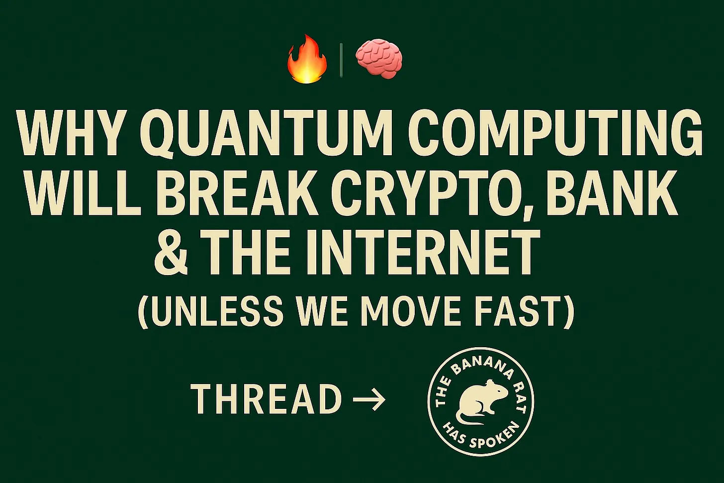 Why Quantum Computing Will Break Crypto, Banking &amp; the Internet