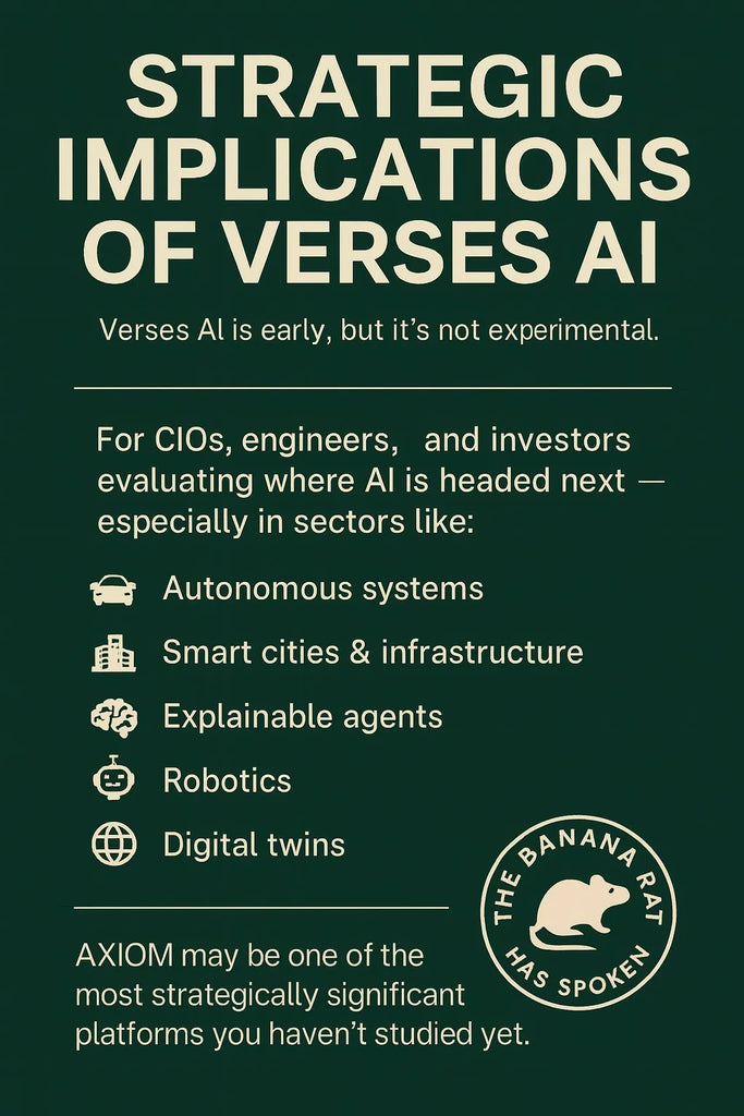 Why Verses AI’s AXIOM Might Be the Most Important AI Platform You’re Not Watching